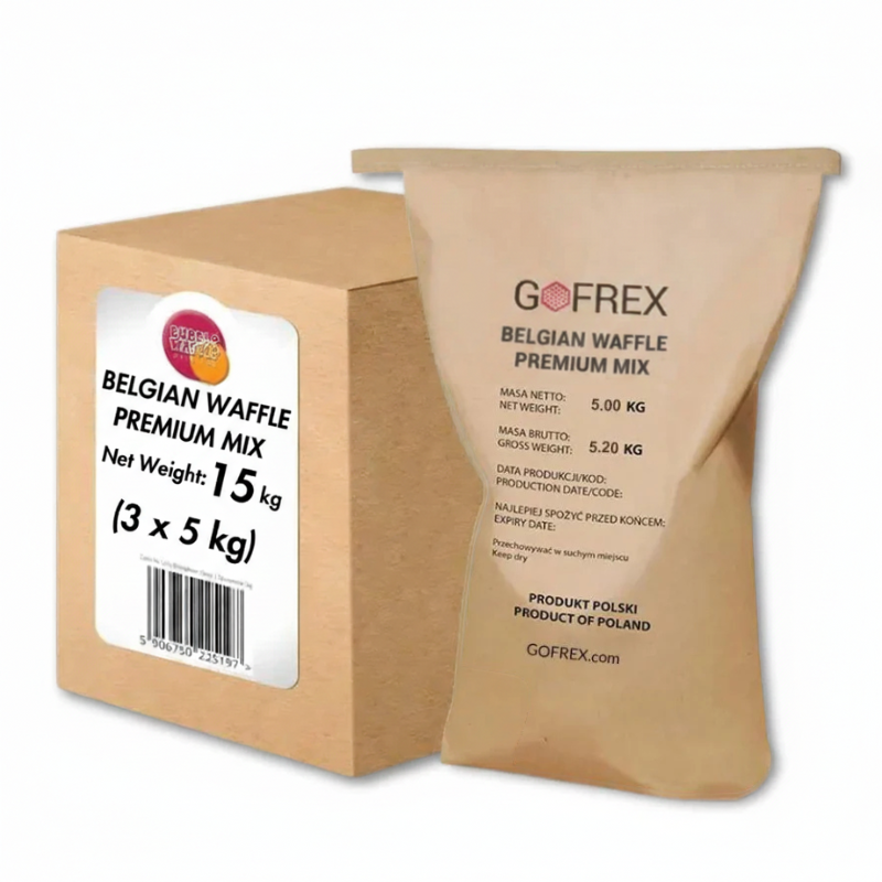 Belgian Waffle Premium Mix 15 kg