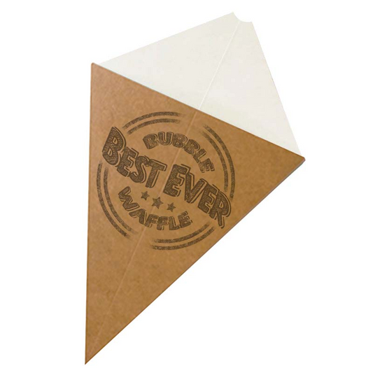 Craft Bubble Waffle Cones 50-1000 pcs