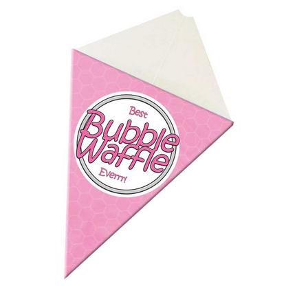 Pink Bubble Waffle Cones 50-1000pcs