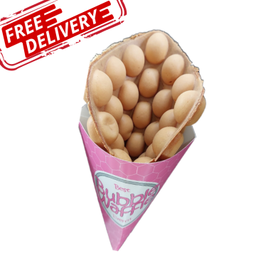 1000PCS Premium Pink Bubble Waffle Cones – Save Big!