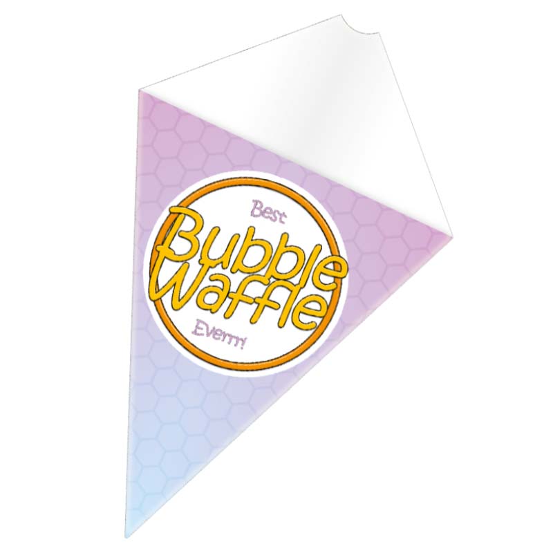 FREE SHIPPING-Bubble Waffle Cones | Lilac Color